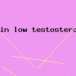 in low testosterone woman